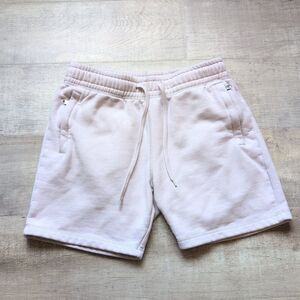 Maison Article Shorts Mens Medium M Sweatshorts Zip Pocket Light Lavender